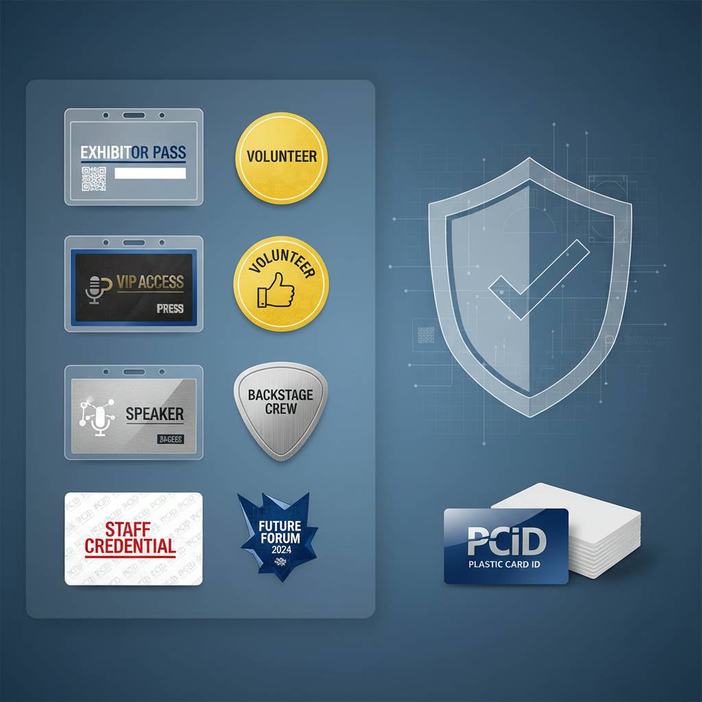 The Complete Range of Plastic Event Badge Options