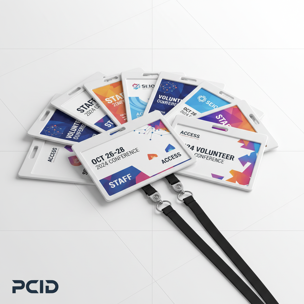 PVC ID Badges for Staff, Volunteers, and Access Management