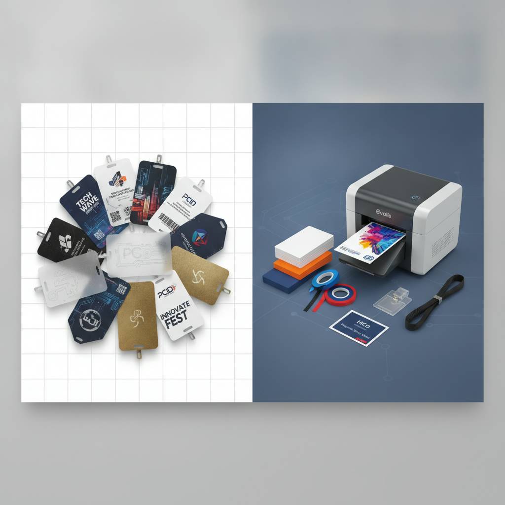 The Full Range of Custom Plastic Badge Options Available Through PlasticCardID.com