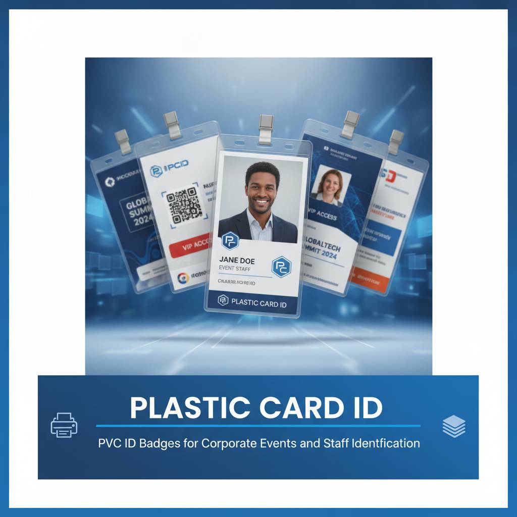 PVC ID Badges for Corporate Events and Staff Identification