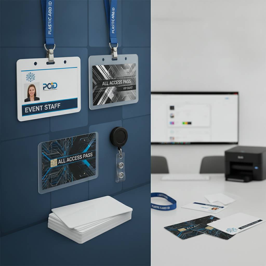 Custom-Printed Plastic ID Badges - Endless Personalization Options